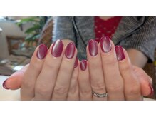 ショウズ サロン(Sho's SALON)の雰囲気（秋色、ボルドーのマグネットネイル!!綺麗ねぇ～♪♪♪）