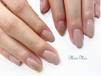 パラジェル認定サロン メールメール 池袋店(MereMer)/ふんわりキラキラネイル