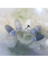 ネイルサロンシャネイル/ノルディック柄