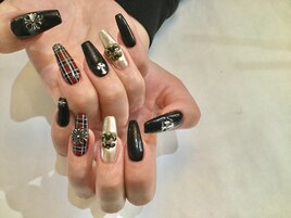 ☆個性派色変えロングネイル☆