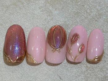 レイネイル レイエステティック 岐阜茜部店(RAY NAIL & RAY ESTHETIC)/マグネットチューリップ