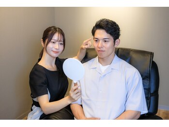 眉ラボ 神戸三宮店の写真/【メンズ専門サロン！】骨格や髪型に合わせた眉毛で、自分に自信あるかっこいい大人の印象に仕上げます☆