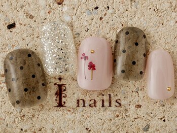 アイネイルズ 町田店(I nails)/くすみシースルードット 8480円
