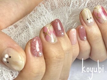 コユビ(koyubi.)/お正月うさぎネイル2023
