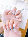 長さだしスカルプロングデザイン