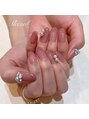 アクイユ 銀座店(ACCUEIL) パールのストーンアートは上品な華やかさを演出します♪