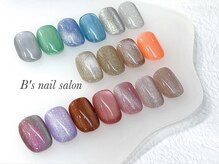 ビーズネイル バイブレス イオンタウン泉大沢店(B's Nail by.BLESS)の雰囲気（人気のマグネットジェルも多数ご用意♪[ネイルケア/ジェルオフ]）