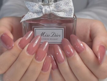 ハニーネイル(Honey nail)の写真/うるうる×ちゅるんMaogel導入サロン☆こだわりピンクで可愛さ抜群&大満足のお手元に◎カラーの種類も豊富!