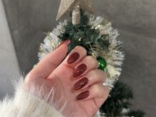 アイネイルズ 心斎橋店(I-nails)/【Miyuu】ボルドー　ワンカラー
