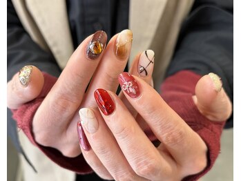 ランダネイル(LANDA. nail)/バレンタインネイル♪