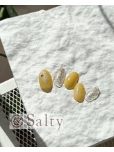 ネイルアンドアイラッシュサロン ソルティ 寺田町(salty)/４月マンスリーデザイン