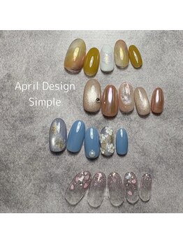 スタッフ小林★4月定額ネイル