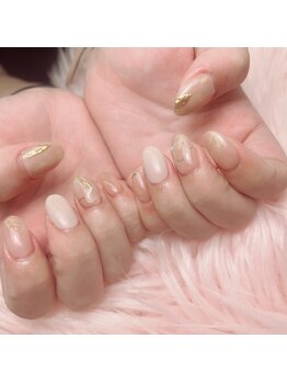 アートネイル ギャラリー(Art nail Gallery)/大人ベージュのニュアンスネイル