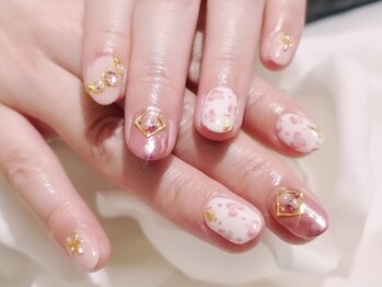 キープ ネイルサロン(KEEP)/可愛い系レオパード♪