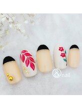 アンドネイル(& nail)/お正月和ネイル