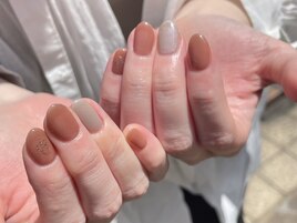 ブラウン×パールカラー