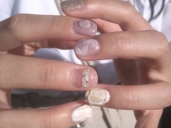 ネイルミーコ(Nail Mico)の写真/フォルムにまでこだわる、大人女性の為の上品ネイル＊トレンドを取り入れた最旬アートをご提供♪