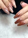 マグネットネイル/ブラウン
