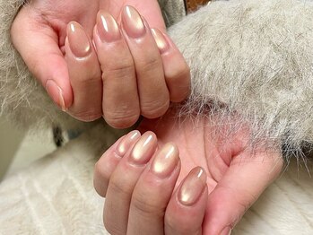 ラナチュール(La Nature)の写真/ワンカラー/マグネット/グラデーションでシンプル可愛いデザイン◎見るたび気分が上がる指先へ♪