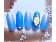 エンジェルビューティーネイルアンドアイラッシュ(Angel Beauty nail&eyelash)/夏のシンプルネイル