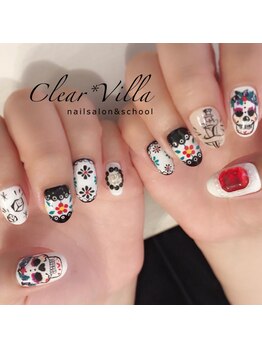 ネイルサロンクリアヴィラ(nail salon clear villa)/POPスカル