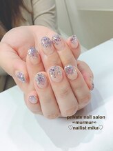 プライベート ネイルサロン マーマ(murmur)/ラメホログラデーション