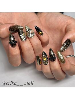 エムネイル(Ｍ)/黒系キラゴテネイル