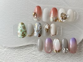 手描きフラワーart☆¥13700