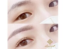 アリュージョン 京都駅前店/眉スタイリング×まつげパーマ