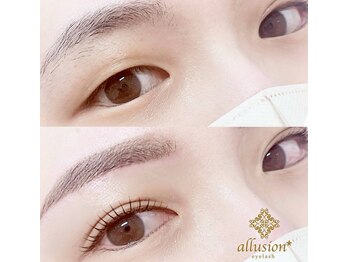 アリュージョン 京都駅前店/眉スタイリング×まつげパーマ