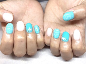 パープルの爪屋/水面×ヒトデ♪