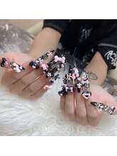 ヒカリ ハナ ネイル(HIKARI HANA NAIL)/ゴテゴテネイル