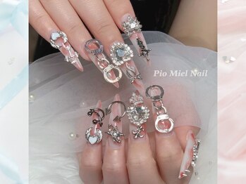 ピオミエルネイル 新宿(pio miel nail)/ゴテゴテ姫ネイル