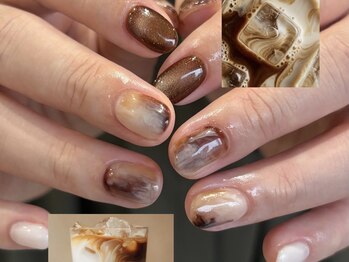 マスターネイルズ(MASTER NAILS)の写真/ショートネイルも大人可愛く♪トレンドを仕込んで、主役級に可愛い指先へ!お気軽にご相談ください◎