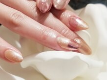 キープ ネイルサロン(KEEP)/ミラーでバイカラー♪