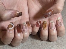 アイネイルズ 心斎橋店(I-nails)/【Lica.N】大人ボルドーブラウン