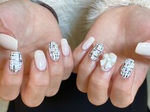 プラチナムドール 京都駅前店(PLATINUMDOLL)/ツイードネイル