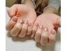 【ハンドジェル】ワンカラー*シンプル上品/丁寧ケア付