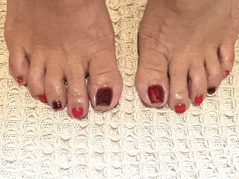 パープルの爪屋/ワンカラー+フラッシュ