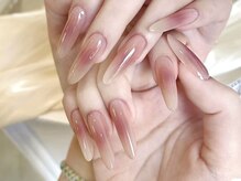 センスネイル 北千住店(Sense Nail)/オンブレフレンチ/チーク/水光