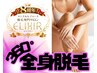 【ELIXIR 8周年記念】女性人気No.1全身丸ごと360°全身脱毛（顔+VIO込み）