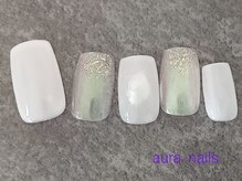 アウラネイルズ(aura nails)/☆ハンドシンプルコース　¥6800