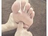 足つぼ＆膝下リンパ+ドライヘッドスパ(50分)フットバス付