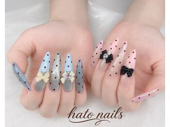 ハトネイルズ 鶴舞(Hato nails)の写真/★驚きのハイスピード施術★10本長さ出しワンカラー90分8000円!ストレスフリーで美爪ロング♪