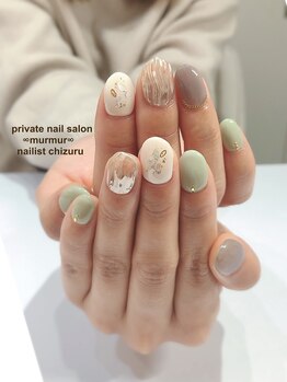 プライベート ネイルサロン マーマ(murmur)/春カラーニュアンス