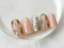 ワンアンドオンリー(One&Only)/ニュアンスアニマル柄ネイル