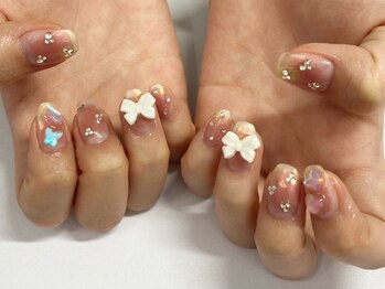 持ち込み血色チークネイル