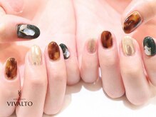 ワールド ビューティ ヴィヴァルト 宝塚店(WORLD BEAUTY VIVALTO)/べっ甲/秋冬ネイル