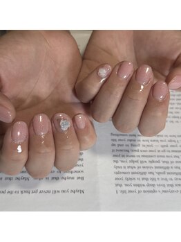 ラメ入りワンカラー