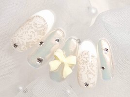 【ワンホンコース】レースネイル
